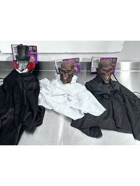Lot Of 3The Paper Magic Group Halloween Hanging 1998 VTG Rare NWT Ghouls Zombie